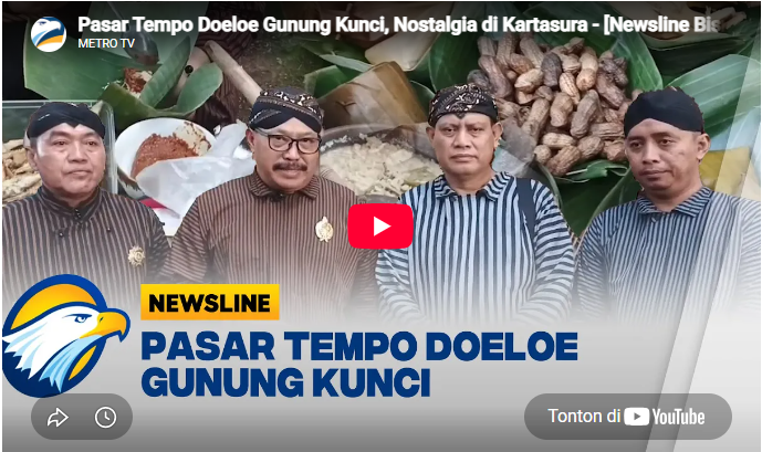 Pasar Tempo Doeloe Gunung Kunci Hadirkan Jajanan Jadul dan Barang Antik